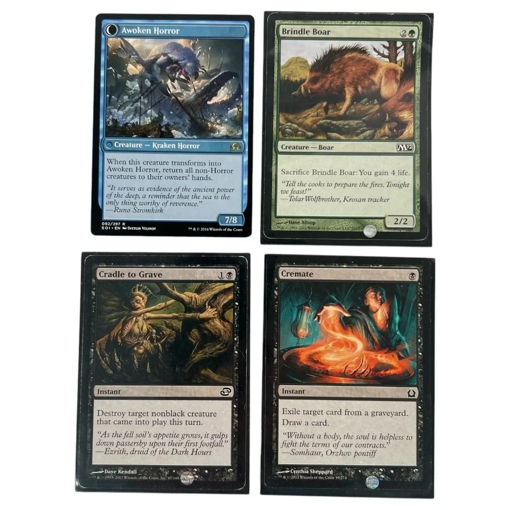 Magic The Gathering MTG Cards Lot of 24 In Sleeves Variety No Duplicates